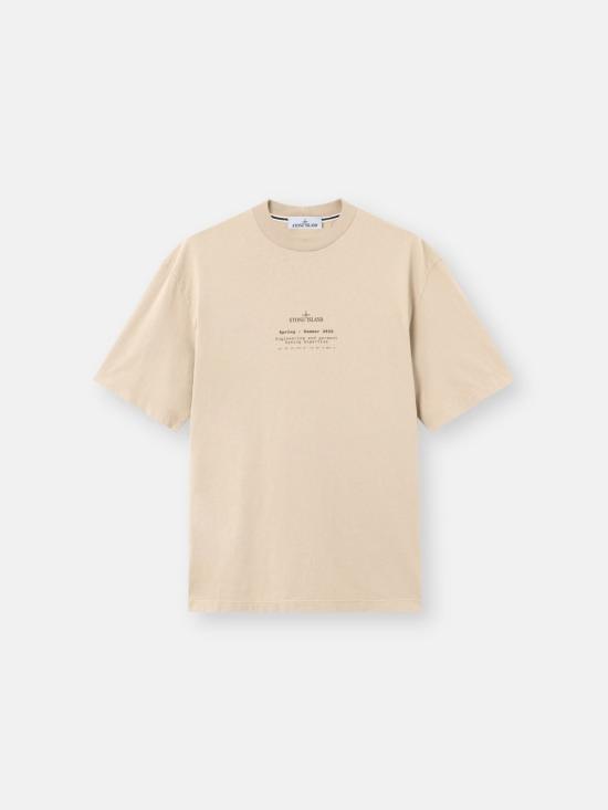 26SS 스톤 아일랜드 반팔 티셔츠 2100001S0285V009A Beige