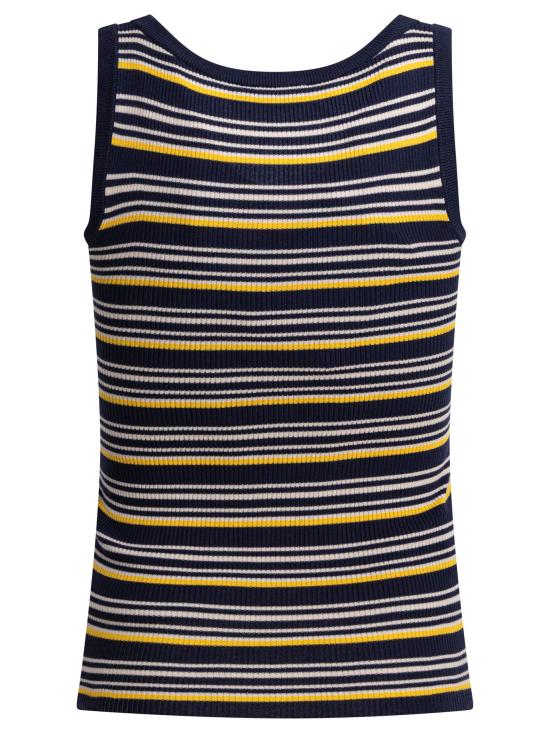 26SS 미우미우 민소매 티셔츠 MMV3411848F0008 S OOO Blue - MIU MIU