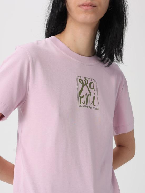 26SS 마르니 반팔 티셔츠 THJE0293PCUSCY88 LOC20 Quartz - MARNI