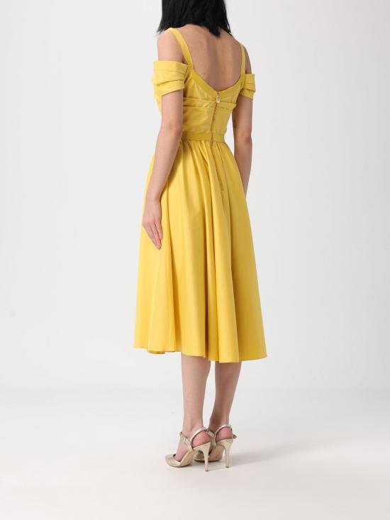 26SS 엘리자베타프랜치 롱 원피스 AB92161E2 EV4 Yellow - ELISABETTA FRANCHI