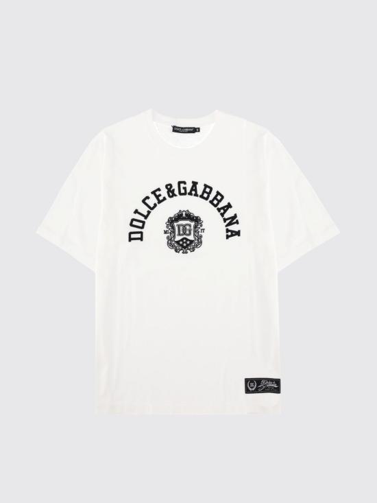 26SS 돌체앤가바나 반팔 티셔츠 G8PN9ZG7POP W0800 White - DOLCE & GABBANA