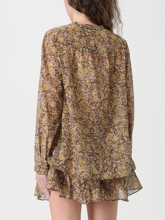 26SS 이자벨마랑에뚜왈 블라우스 HT0029FAD1J14E 67KI Green - ISABEL MARANT ETOILE