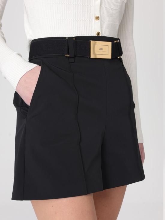 26SS 엘리자베타프랜치 숏팬츠 SH00861E2 110 Black - ELISABETTA FRANCHI