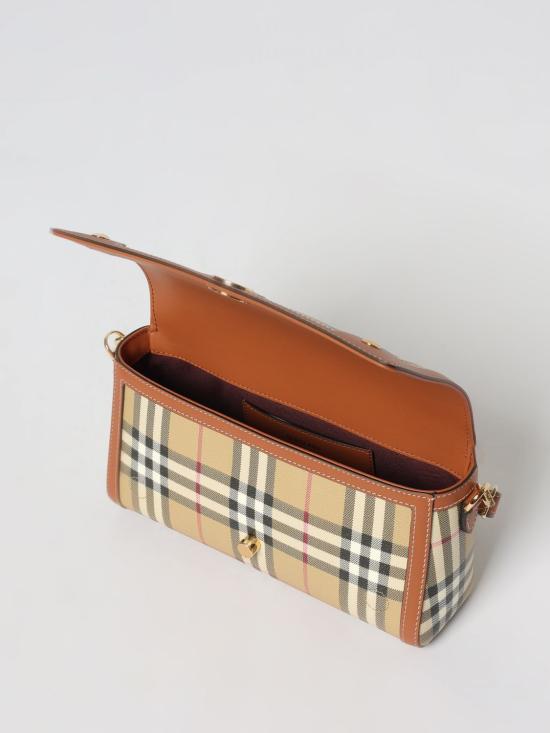 26SS 버버리 체크 노트 크로스백 8109787 Beige - BURBERRY