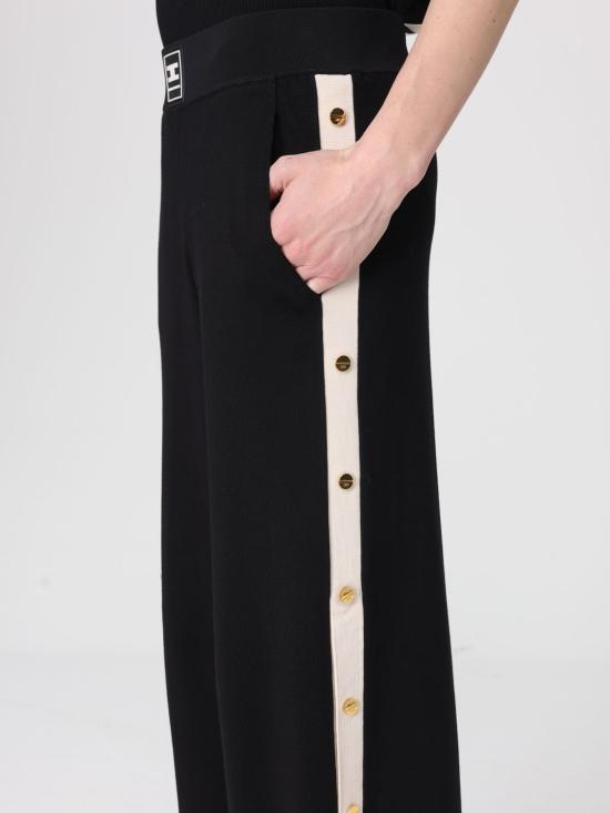 26SS 엘리자베타프랜치 스트레이트 팬츠 KP74S61E2 685 Black - ELISABETTA FRANCHI