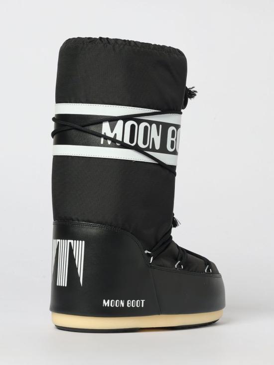 26SS 문부츠 아이콘 나일론 부츠 80D1400440 N001 Black - MOON BOOT