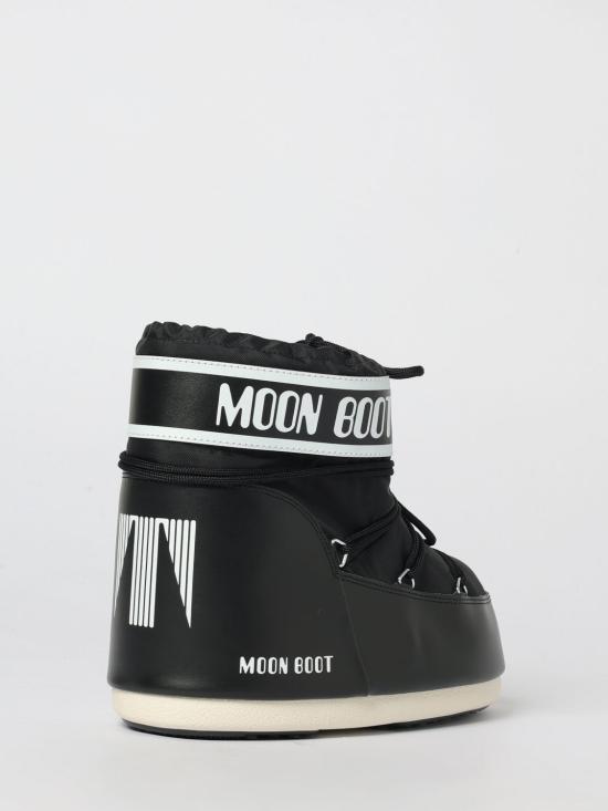 26SS 문부츠 아이콘 나일론 로우 부츠 80D1409340 N001 Black - MOON BOOT