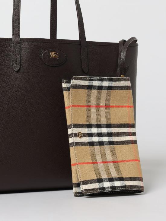26SS 버버리 미디움 리버시블 블룸즈버리 토트백 8119598 Brown - BURBERRY