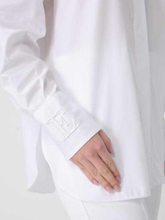26SS 엘리자베타프랜치 셔츠 CA15261E2 100 White - ELISABETTA FRANCHI