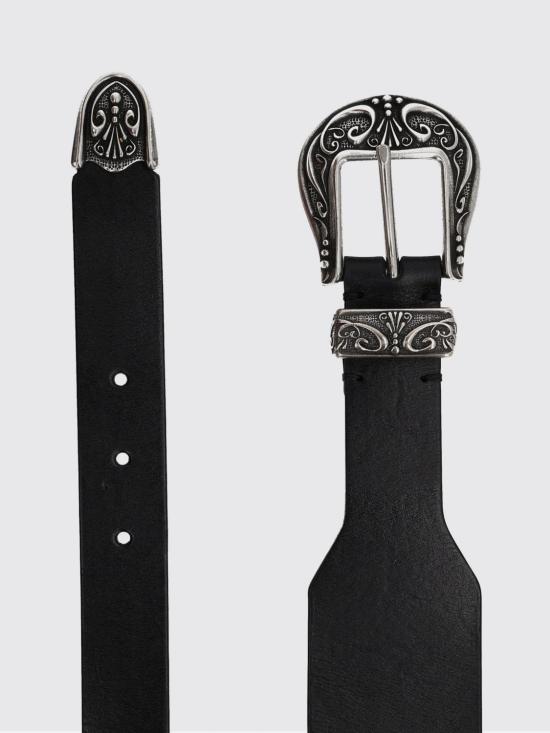 26SS 골든구스 레귤러 벨트 GWA00647A000133 90100 Black - GOLDEN GOOSE