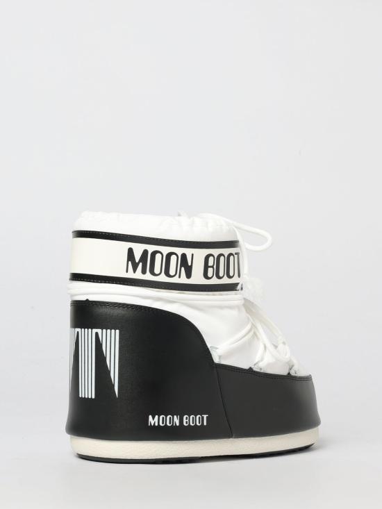 26SS 문부츠 아이콘 나일론 로우 부츠 80D1409340 A001 White - MOON BOOT