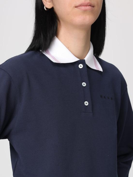 26SS 마르니 폴로 티셔츠 THJE0388LSUTC599 00B99 Blue - MARNI