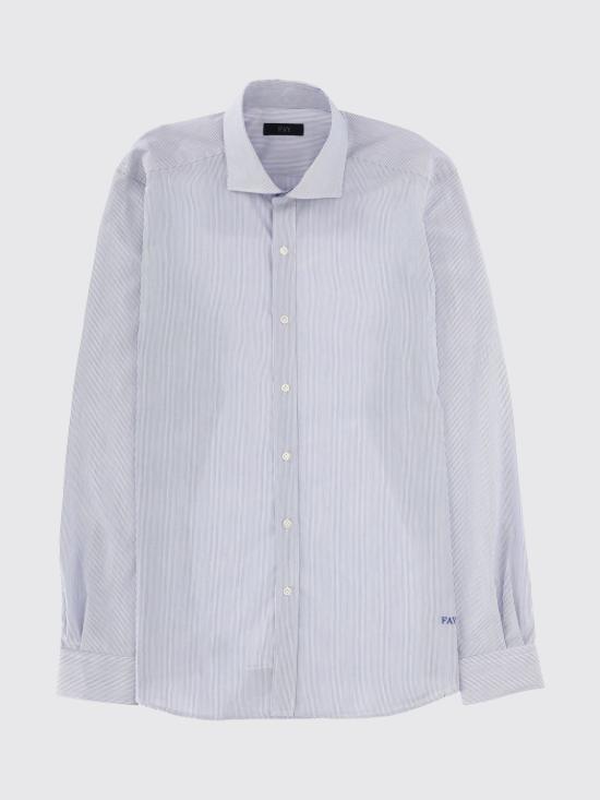 26SS 페이 긴팔 셔츠 NCMA1522590ZBC U802 Blue - FAY