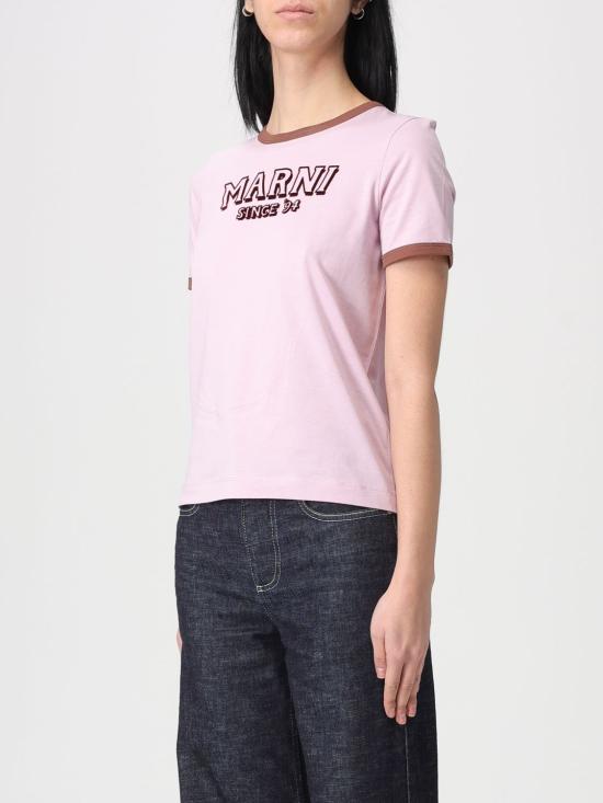 26SS 마르니 반팔 티셔츠 THJE0390P0USCY91 LOC20 Quartz - MARNI