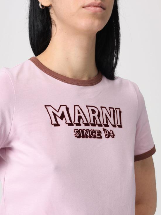 26SS 마르니 반팔 티셔츠 THJE0390P0USCY91 LOC20 Quartz - MARNI