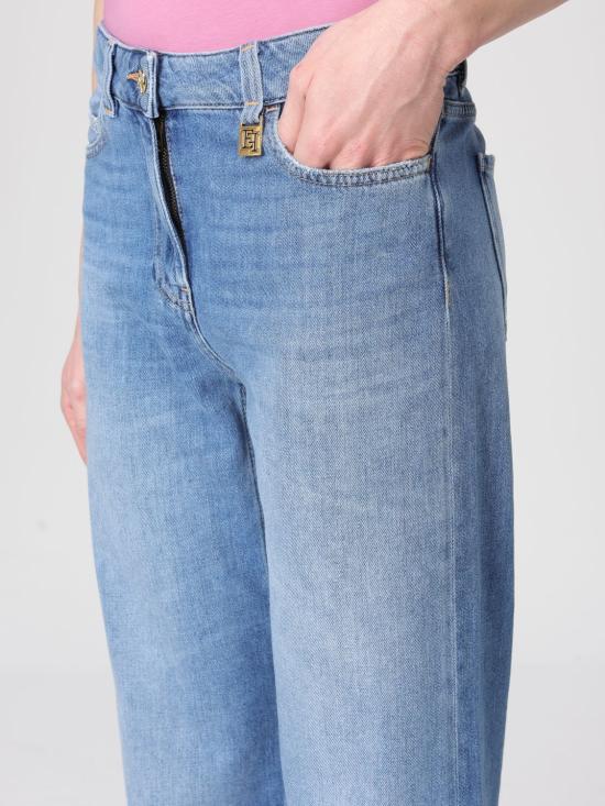 26SS 엘리자베타프랜치 데님 팬츠 PJ21I61E2 192 Gnawed Blue - ELISABETTA FRANCHI