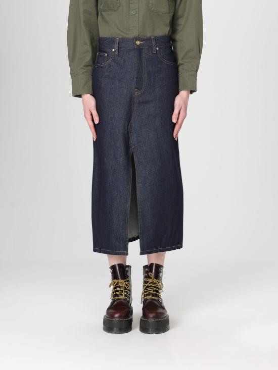 26SS 칼하트 WIP 롱 스커트 I036330 0101 Blue