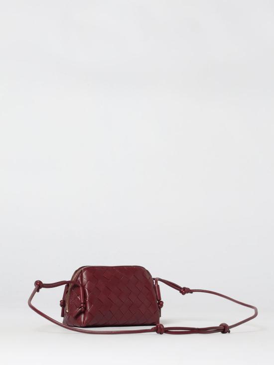 26SS 보테가베네타 인트레치아토 콘서트 파우치 794258VCPP1 2247 Burgundy - BOTTEGA VENETA