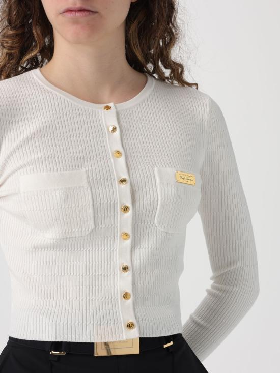 26SS 엘리자베타프랜치 스웨터 MK88B61E2 360 White - ELISABETTA FRANCHI