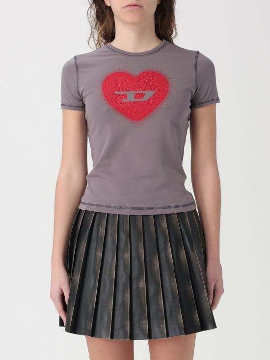 26SS 디젤 반팔 티셔츠 A209800QHHA 96I Grey