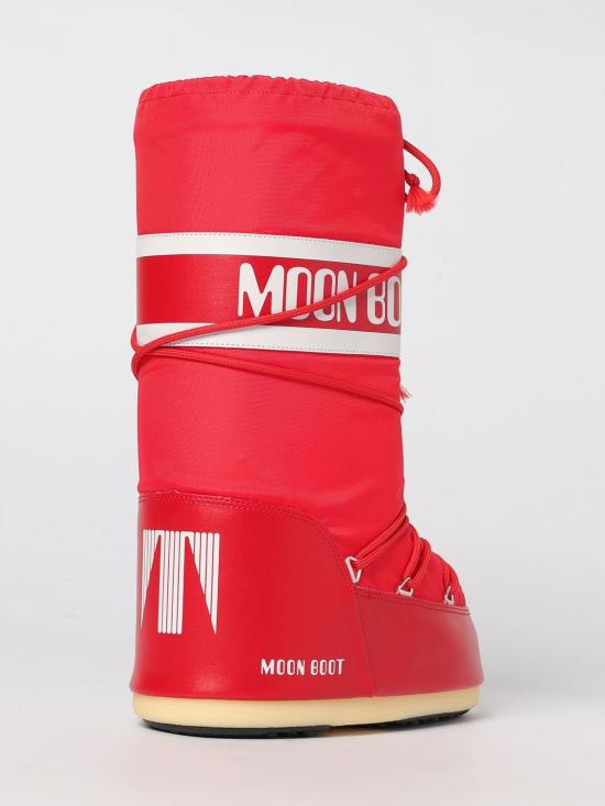 26SS 문부츠 아이콘 나일론 부츠 80D1400440 D001 Red - MOON BOOT
