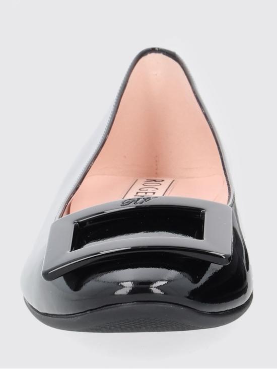 26SS 로저비비에 U 룩 발레리나 플랫 RVW66834910D1P B999 Black - ROGER VIVIER