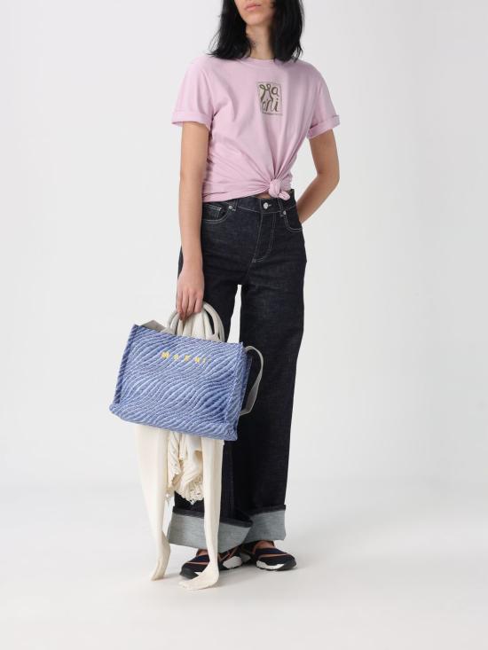 26SS 마르니 토트백 SHMP0077U7P9841 00B48 Blue - MARNI