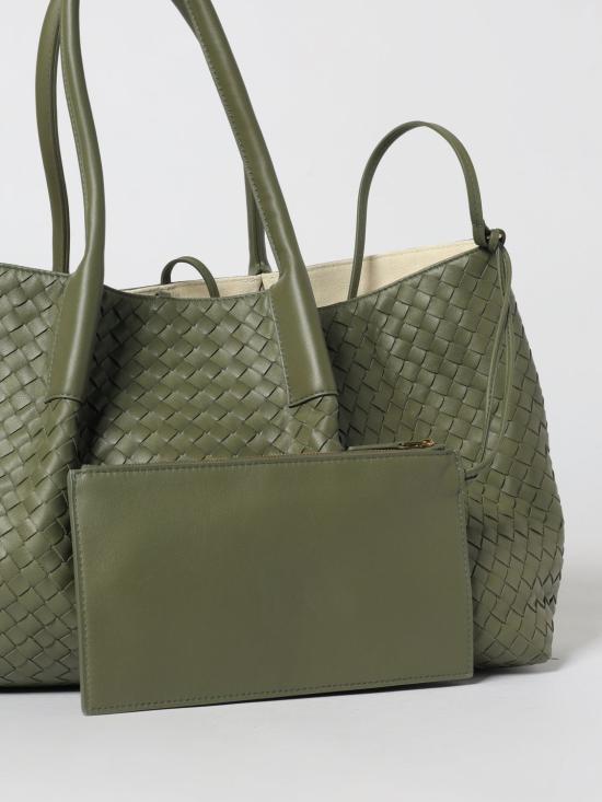 26SS 보테가베네타 라지 피나코테카 숄더백 817166V5AG1 3299 Beige - BOTTEGA VENETA