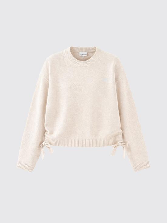 26SS 가니 울 믹스 점퍼 K2633 934 Beige - GANNI