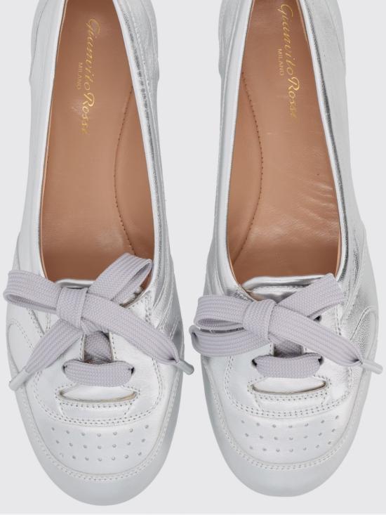 26SS 지안비토로시 플랫 슈즈 G2532105GOMNPS ARGENTO Silver - GIANVITO ROSSI