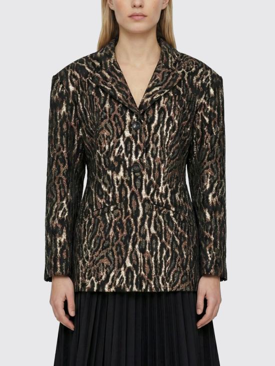 26SS 가니 애니멀 프린트 블레이저 A1020041 01X Multicolor