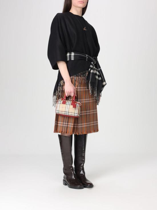 26SS 버버리 체크 캐시미어 스카프 8094741 Black - BURBERRY