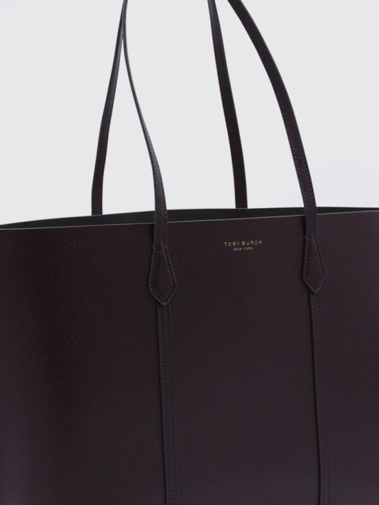 26SS 토리버치 레더 페리 토트백 169476 500 Red Purple - TORY BURCH