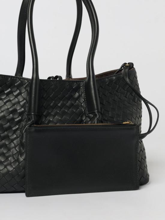 26SS 보테가베네타 피나코테카 숄더백 854371V5AG1 1206 Black - BOTTEGA VENETA