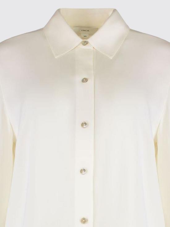 26SS 빈스 셔츠 V101013150 101OWH White - VINCE