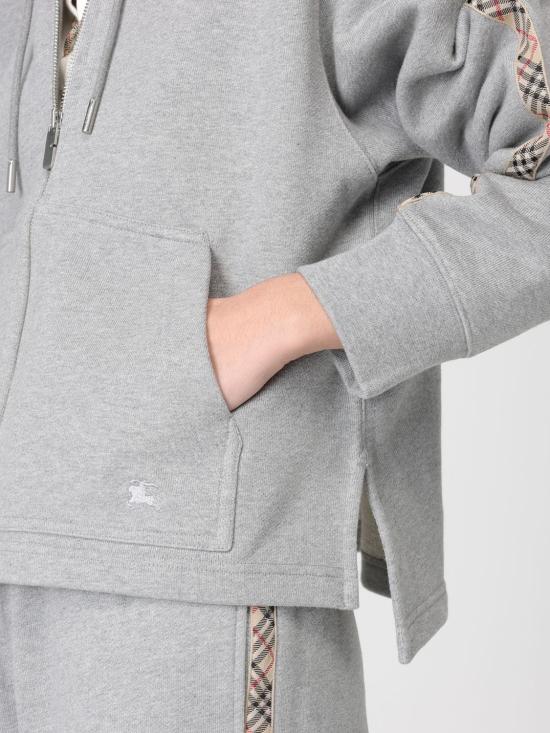 26SS 버버리 후드 집업 8118973 Grey - BURBERRY