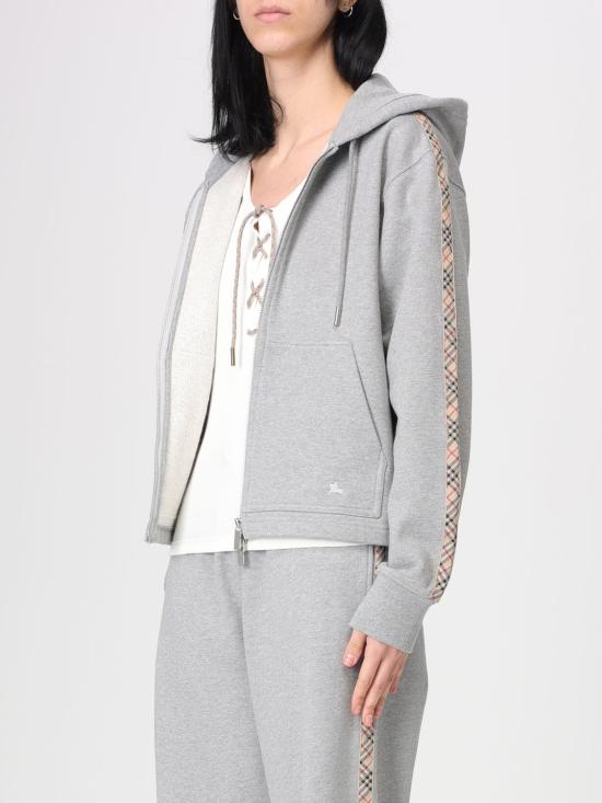 26SS 버버리 후드 집업 8118973 Grey - BURBERRY