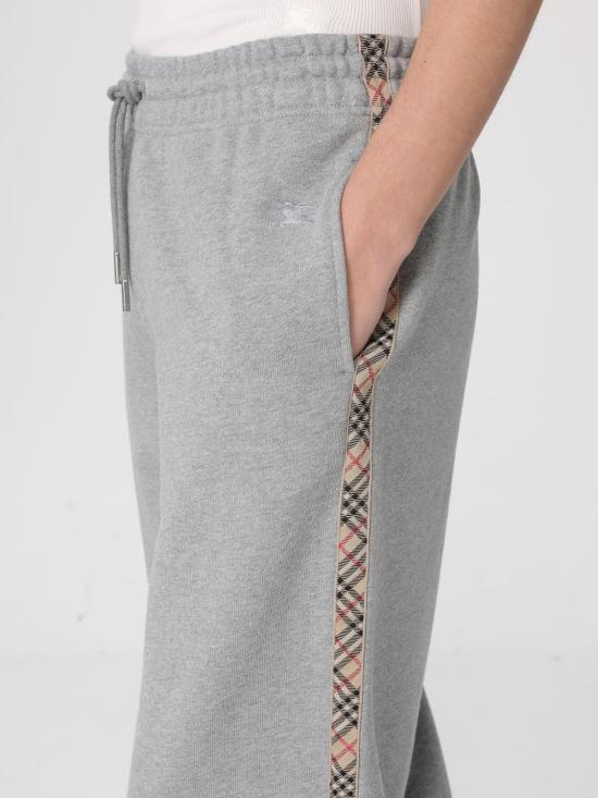 26SS 버버리 트레이닝/조거 팬츠 8118974 Grey - BURBERRY