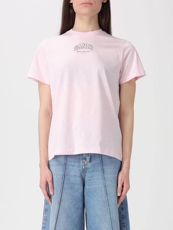 26SS 가니 반팔 티셔츠 A1050057 868 Pink