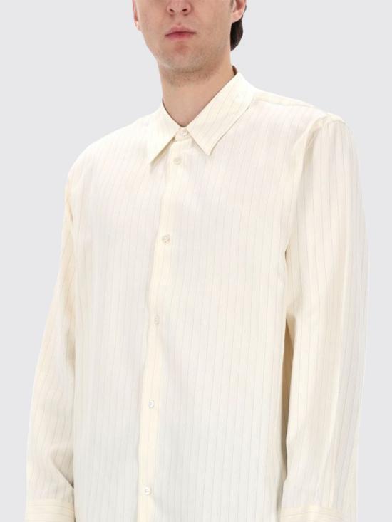 26SS 스튜디오 니콜슨 긴팔 셔츠 VIEWSNM1126 AMBERSTRIPE Ivory - STUDIO NICHOLSON