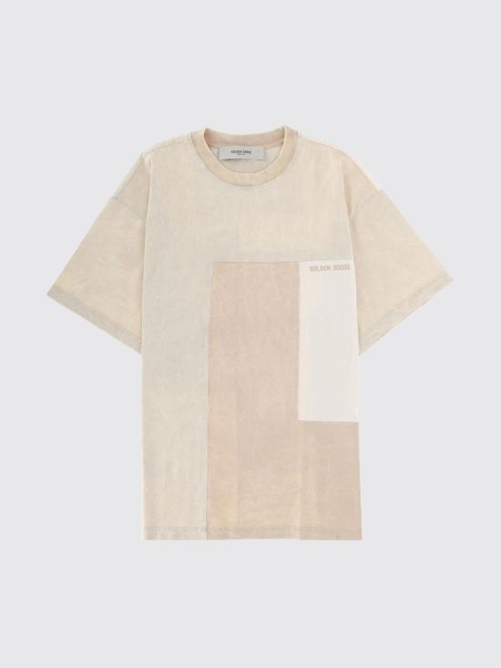 26SS 골든구스 반팔 티셔츠 GMP01535P002365 12389 Yellow Cream - GOLDEN GOOSE