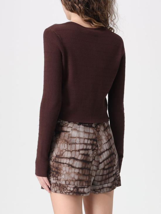 26SS 엘리자베타프랜치 스웨터 MK88B61E2 644 Brown - ELISABETTA FRANCHI