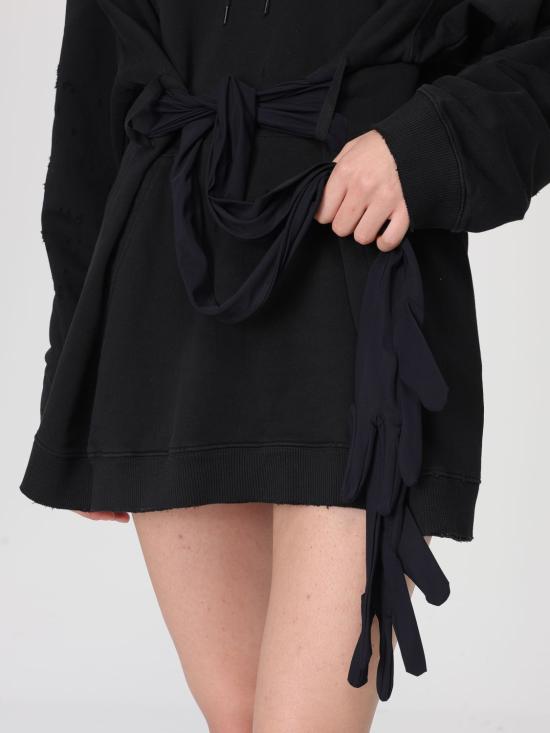 26SS MM6 메종마르지엘라 롱 원피스 S52DA0083M25025 900 Black - MM6 MAISON MARGIELA