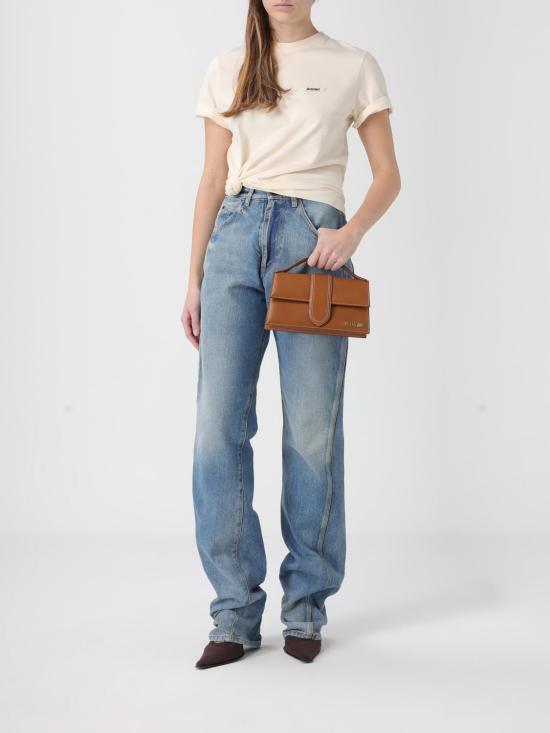 26SS 자크뮈스 라지 밤비노 크로스바디 플랩 백 BAW00007AC01C04 811 Brown - JACQUEMUS