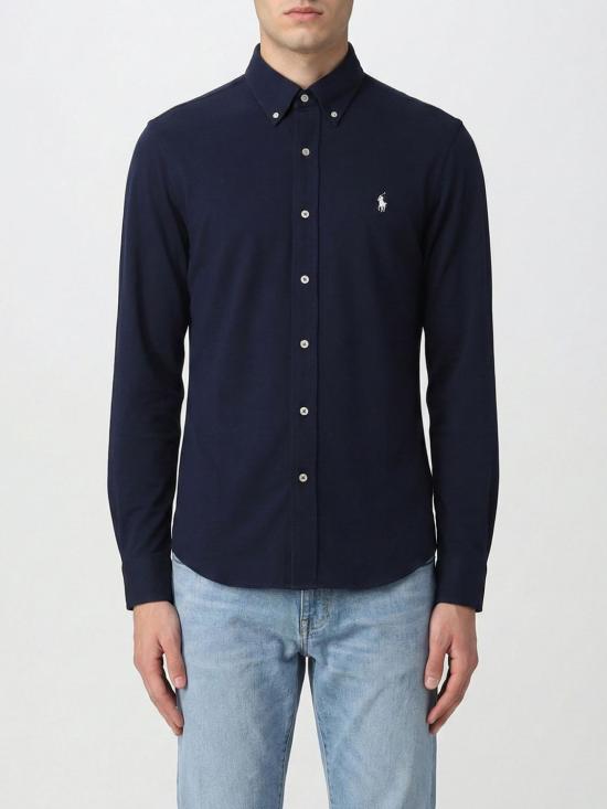 26SS 폴로 랄프로렌 긴팔 셔츠 710654408 016 Blue