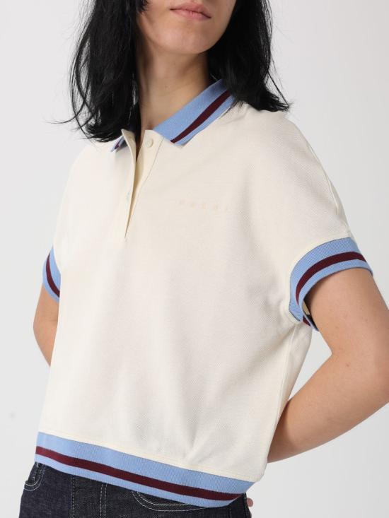 26SS 마르니 폴로 티셔츠 THJE0389LSUTC599 00W08 White - MARNI