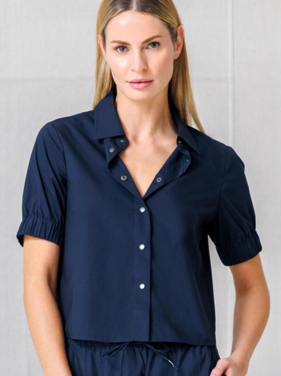  고 실크 민소매 티셔츠 고 캠프 셔츠 탑