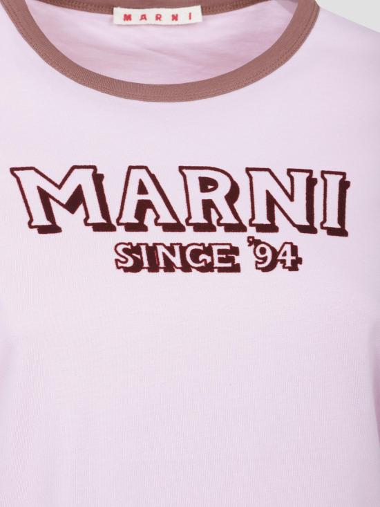 26SS 마르니 반팔 티셔츠 THJE0390P0USCY91 LOC20 QUARTZ - MARNI