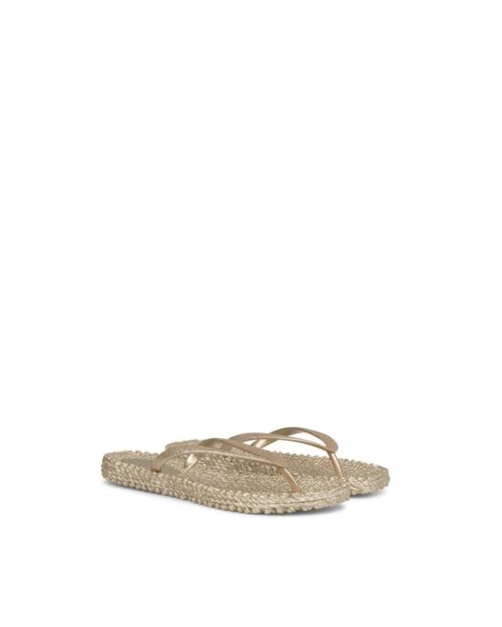  LINES OF DENMARK 샌들 덴마크 라인즈의 쾌활한 플립플롭 플래티넘