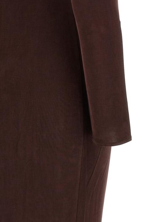 26SS 엘리자베타프랜치 미디 원피스 ABR2961E2 644 Brown - ELISABETTA FRANCHI